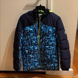 ZeroXposur Kids Blue and Black Puffer Jacket